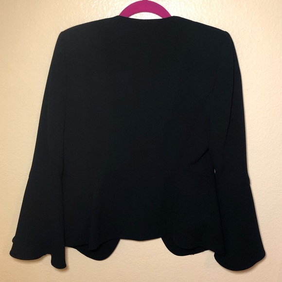 Zara long bell sleeve open front blazer size S - Picture 8 of 10